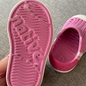 Pink Native Sneakers - Toddler Size 5